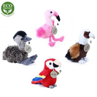 Obrázek z Ptáci sedící/stojící plyš 15cm, 4druhy (4) 
